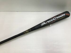 B-5181 ゼット ZETT ブラックキャノン Aパワー 軟式 84cm カーボン バット BCT35384 野球 中古