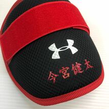 H-3675 福岡ソフトバンクホークス 今宮健太選手 アンダーアーマー UNDER ARMOUR エルボーガード 野球 中古 _画像3