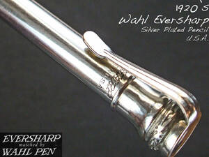 ◆稀少◆1920年代製 ウァール・エヴァーシャープ シルヴァーペンシル U.S.A.◆ ◆ 1920’s Eversharp Silver Plated Pencil U.S.A.◆