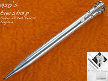 ◆稀少◆1920年代製 エヴァーシャープ シルヴァーペンシル イギリス◆ 1920’s Eversharp Silver Plated Pencil England◆_画像1