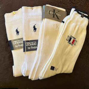 POLO RALPH LAUREN2足　カルバンクライン1足　ELLE1足　ソックス4足セット