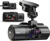 4K録画 3カメラ ドライブレコーダー VANTRUE N4 ドラレコ 前後カメラ 4K+1080P 360度 全方位保護 144_画像1