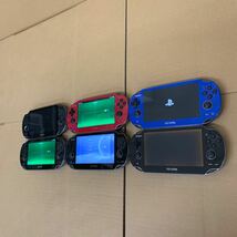 SONY PS Vita プレイステーション ヴィータ PCH-1000 まとめ ジャンク扱い 0129-409_画像3