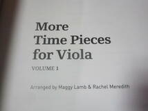 ♪輸入楽譜　ヴィオラ　More Time Pieces for Viola, Volume 1: Music through the Ages 　ABRSM英国王立音楽検定　別冊付き　_画像2