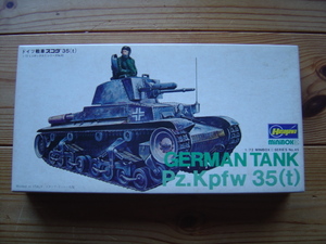 *ハセガワ　MINIBOX-E　No.45　1/72　Pz.Kpfw　35（ｔ）　スコダ35ｔ　独軽戦車　箱変色　レタパプラス発送