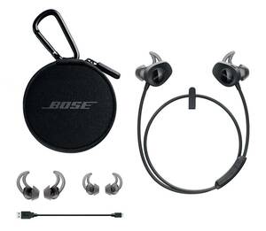 Bose SoundSport Wireless Headphones, Black サウンドスポット イヤホン