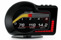 スピードメーター タコメーター 追加メーター GPS/OBD2モード対応 色切替可能 u116_画像2