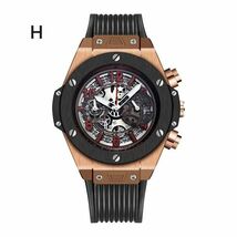 トゥールビヨン HUBLOT ウブロ オマージュ ウニコ ビッグバンモデル 腕時計 メンズ クオーツ_画像4