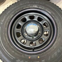 200系ハイエース用　デイトナ　195/80R15 107/105 L LT　グッドイヤー　ICE NAVI CARGO　スタッドレスタイヤ　ホイールセット　195/80/15_画像5