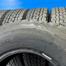 【2023年製造】　225/75R16　118/116L　LT　ブリヂストン　DURAVIS　M804　ミックスタイヤ　オールシ－ズン　225/75/16　6本　トラック用_画像8