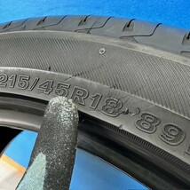 215/45R18　ブリヂストン　REGNO　GR-XⅡ　サマ－タイヤ　215/45/18　1本　【来店交換も大歓迎】_画像4