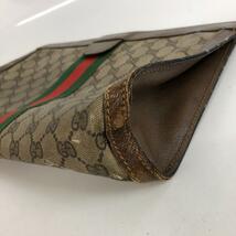 GUCCI グッチ GGスプリーム シェリーライン クラッチバッグ ブラウン バッグ 鞄 かばん レディース 送料無料 おしゃれ_画像4