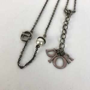 Christian Dior クリスチャンディオール 4連 ロゴ ネックレス ファッション レディース アクセサリー ジュエリー 小物 送料無料 おしゃれ