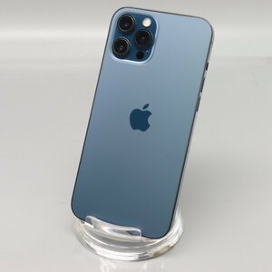 Apple iPhone12 Pro Max 256GB Pacific Blue A2410 MGD23J/A バッテリ83% ■SIMフリー★Joshin8773【1円開始・送料無料】