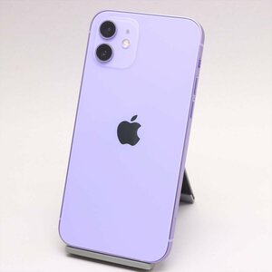 Apple iPhone12 128GB Purple A2402 NJNJ3J/A バッテリ100% ■SIMフリー★Joshin8074【1円開始・送料無料】