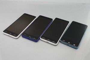 京セラ かんたんスマホ2+ A201KC 3台 / かんたんスマホ 705KC 1台 合計4台セット ■Y!mobile★Joshin(ジャンク)6317【1円開始・送料無料】