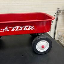 t1-282 RADIO FLYER ラジオフライヤー ワゴン キャリー レッド　カート 中古品_画像9