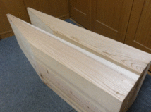 杉材　木製スロープ　長さ９５㎝　２コセット　　DT65_画像5