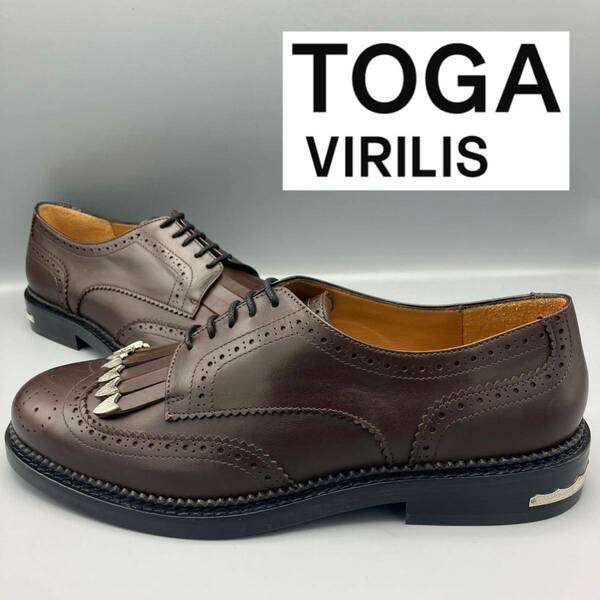 ◆◆未使用 jp27 TOGA VIRILIS レースアップ シューズ フリンジ