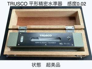 超美品！　TRUSCO　平形精密水準器　TFL-B2002