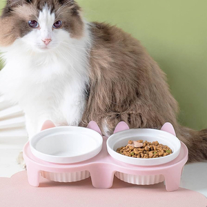  cat tableware 15 times meal ....... protection make dog bait inserting water inserting pet tableware 