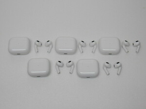 1.■Apple AirPods 第3世代 アップル エアポッズ ワイヤレスイヤホン A2564、A2565、A2566 5個セット 正規品 訳有 送料無料！