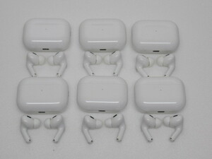 3■Apple AirPods Pro 第2世代 A2700・A2699・A2698 アップル エアポッズプロ ワイヤレスイヤホン 6個セット 正規品 訳有 送料無料！