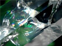 【限定品】AAA級☆高透明度天然レインボーハーキマーダイヤモンド水晶六角柱YS178B2-30B22b_画像4