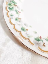 ナルミ プレート NARUMI CHINA 5皿セット 葡萄柄 引き上げ品 食器 平皿 23.5cm 金彩 洋食器 陶器 陶磁器 花柄 241家01082_画像5