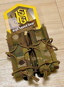 実物HSGI Pistol TACO Double Molle MulticamマグポーチHigh Speed GearマガジンポーチTYRピストルEagleダブルLBTマルチカムCrye Esstac FS