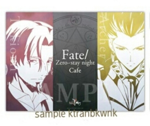 Fate/Zero staynight cafe ランチョンマット 時臣 ギル ufotable
