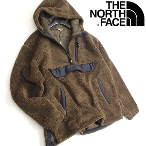 THE NORTH FACE ノースフェイス 新品 フーディー ボア フリース アノラック パーカー ジャケット NA4FK50L BRW 105/XL ▲085▼kkf1822c