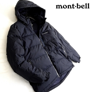 mont-bell モンベル 新品 大きいサイズ 高品質グースダウン 撥水×防風 ダウンジャケット MW3EWMDJ202 NAVY 110/XXL ▲120▼kkf1659e