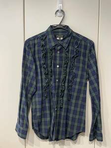 Comme des Garcons Homme Plus フリルブラウス XS