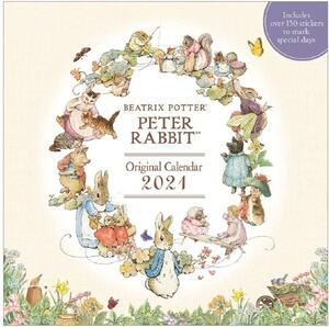 【新品】ピーターラビット 壁掛け カレンダー 2021年 令和3年度【最新版】PETERRABBIT