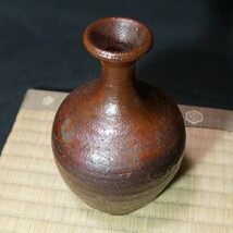 【古備前】お預け徳利　桂又三郎箱　印銘（分銅）高さ14.2cm_画像8