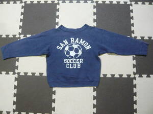 RUSSELL ATHLETIC SAN RAMON SOCCER CLUB　子供用スェットシャツ　サイズ表記　BOYS M 