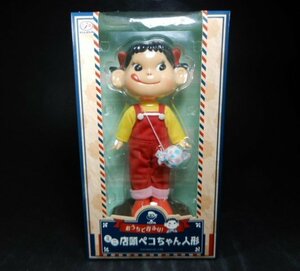 未使用　不二家　おうちで首ふり ミニ店頭ペコちゃん人形　箱付き　フィギュア　コレクション　P-80