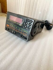 ANDO 2BAND LED ALARM RADIO CLOCK CR-110【ラジオ再生OK】