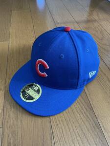 新品未使用 7 1/2 ニューエラ シカゴ・カブス 59FIFTY LOW PROFILE NEW ERA CHICAGO CUBS 59.6キャップ 帽子