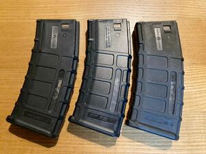 A&K MASADA P-MAG 300連マガジン スタンダード電動ガン用 BK 3本セット magpul