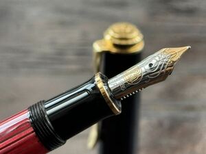 ペリカン スーベレーン M600 赤縞 万年筆