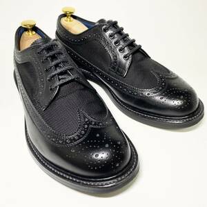 【REGAL STANDARDS】リーガルスタンダード 24cm 黒 ブラック ウイングチップ コンビ 50NR ダイナイト 防滑 革靴 レザー カジュアル 紳士靴