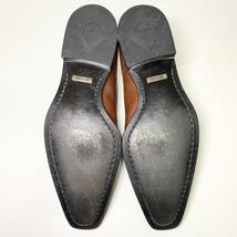 【REGAL】リーガル 24.5cm 茶 ブラウン シングルモンクストラップ Vチップ Uチップ 革靴 メンズ 本革 ビジネスシューズ 紳士靴 ドレス_画像8