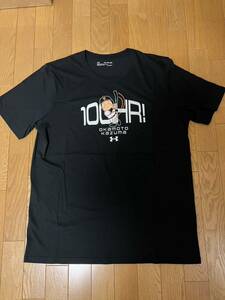 巨人 ジャイアンツ 岡本和真 100号ホームラン 記念 Tシャツ アンダーアーマー ドライTシャツ 3XL