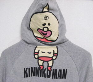 美品 キン肉マン ラフスケッチ パーカー M ゆでたまご KINNIKUMAN スウェット トレーナー KMA