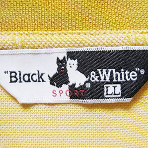 BLACK＆WHITE ブラックアンドホワイ 長袖ポロシャツ LLの画像4