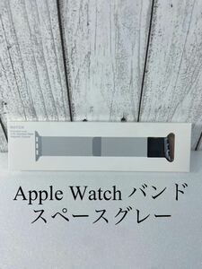 【未使用に近い】アップルウォッチバンド Apple Watch 42mm 44mm 45mm 316Lミラネーゼループ　ステンレススチールマグネット式バンクル