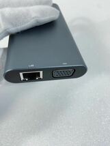 【未使用に近い】Beyeah USB TYPE-C to HDTV 10in 1 多機能アダプター Card Reader 4KHDビデオ出力　HDMI VGAポート同時使用可能　送料無料_画像8