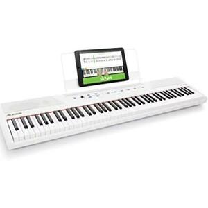 アレシス（Alesis）電子ピアノ　88鍵盤　スピーカー搭載　譜面台付き　ホワイト★新品 送料無料★キーボード　Recital　5599969